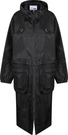 Prada Regenjas - Dames - Regenjassen - Zwart - S - Jassen