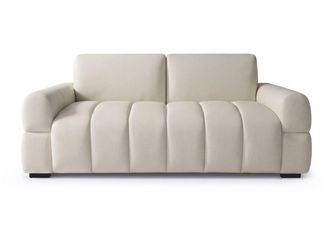 Habitat et Jardin Sof&aacute; Cama Convertible <> - Colch&oacute;n De 18 Cm - Ancho De La Superficie De Descanso: 140 Cm - 3 Plazas - Beige
