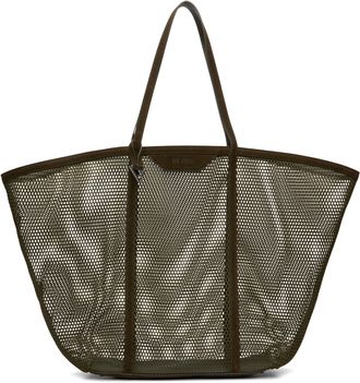 トートバッグ THE ATTICO FW25 (251WAH00002 LBT110AA204) Friday'' military green mini bag for Women | THE ATTICO®