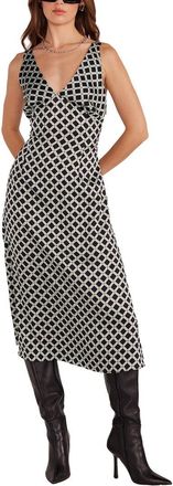 Minkpink Nova Bias Slip Midi Dress