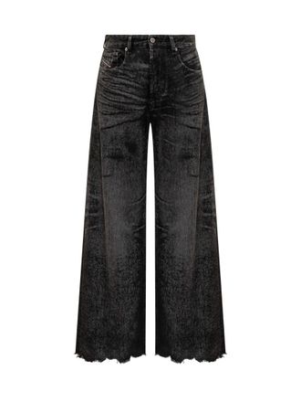 Diesel Diesel Jeans Wide Leg Effetto Consumanto