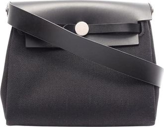 Herm&egrave;s Pre-owned Hermes Military Toile and Vache Hunter Herbag Zip 20 Ladies MZLCS0NVTKE7FJO0