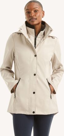 Nautica Womens Bonded Rain Jacket