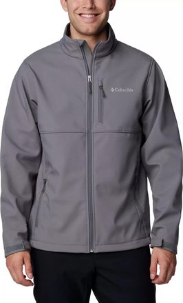 Columbia Softshelljacke COLUMBIA Ascender Softshell Jacket, Herren, Gr. XXL (56), city grau, Softshell, Obermaterial: 100% Polyester, normal, hoch geschlossene