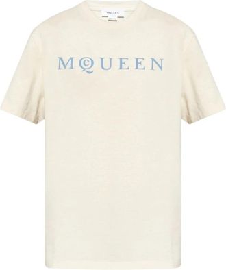 Alexander McQueen T-Shirts - Heren - T-shirts - Beige - XL - Tops