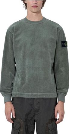Stone Island Hombre, Sudaderas, Verde, Talla: XL