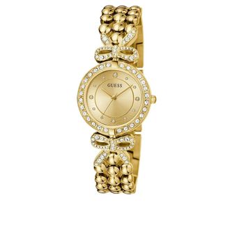 Guess Accessoires, Dames, Geel, ONE Size, Ribbon Analoog Horloge