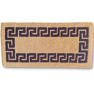 No Brand Felpudo De Coco Marr&oacute;n Imperial Anudado A Mano De 40 Mm De Grosor - Tama&ntilde;o 70x140 Cm