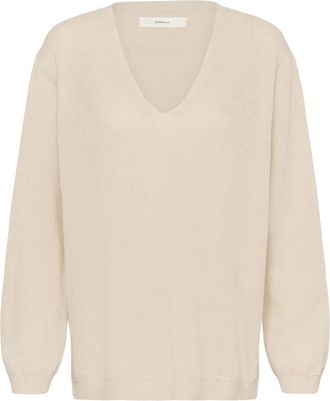 Inwear Truien & Vesten, Dames, Beige, M, V-hals Gebreid