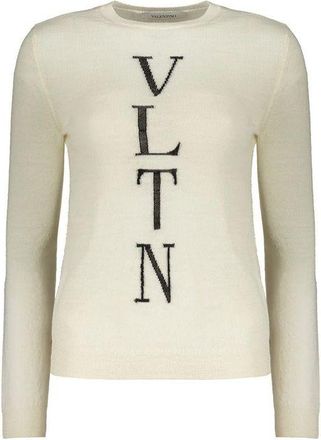 Valentino Beige Virgin Wool Womens Sweatshirt