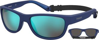 Polaroid PLD 7030/S Polarized FLL/5X Mens Sunglasses Black Size 60