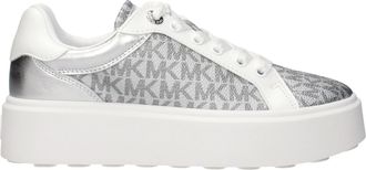 Michael Kors Sneakers Romey Womens Silver Fabric