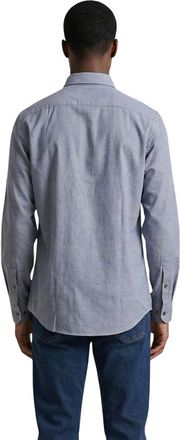 A|X Armani Exchange Cotton-Polyester Blend Shirt - Blue