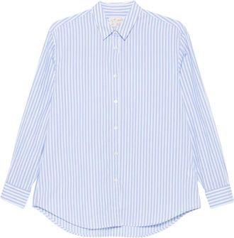 MC2 Saint Barth Brigitte Shirt - Dames - Overhemden - Blauw - M - Katoen - Overhemden