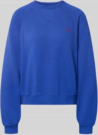 Polo Ralph Lauren Regular Fit Sweatshirt aus Baumwoll-Mix in Royal, Gr&ouml;&szlig;e XXL