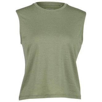 Stoic MerinoPure180 HaldenSt. Tank Merinoshirt f&uuml;r Damen | oliv