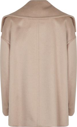 Max Mara Womens Double-Breasted Cashmere Coat Mario Sand Double Breasted & Peacoats