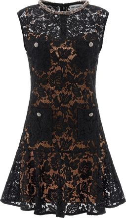 Self Portrait Black Lace Dress