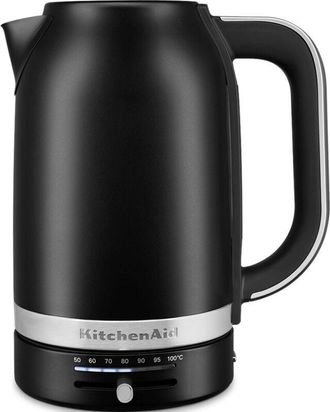 KitchenAid Hervidor Kitchenaid 5kek1701ebm Negro Pl&aacute;stico,acero Inoxidable 2400 W 1,7 L (1 Unidad)