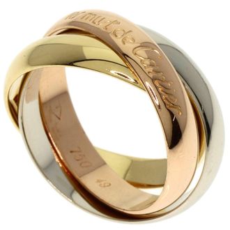 Cartier Pink Gold White Gold Yellow Gold Yellow Gold (18K) Pink Gold (18K) White Gold (18K) Band Ring (Pre-Owned)