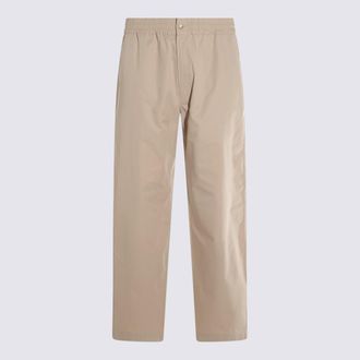 Maison Kitsuné Beige Cotton Pants