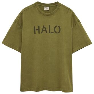 Halo Halo Uniform Boxy T-Shirt - Unisex | oliv
