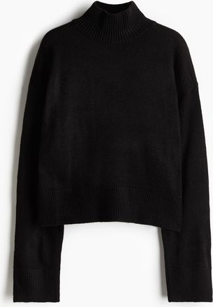 H&M Pullover mit Turtleneck - Schwarz