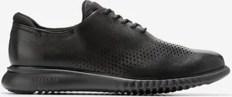 Cole Haan Mens 2.ZER&Oslash;GRAND Laser Wingtip Oxford Shoes - Black Size 10.5