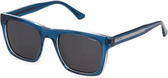 Police Avatar 1 Zonnebril - Heren - Zonnebrillen - Blauw - 52 MM - Accessoires