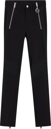 Diesel Nauwsluitende broek met decoratieve ritsen - Dames - Broeken - Zwart - Maat: W24 Nylon