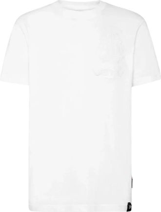 Philipp Plein Gothic T-Shirt - Heren - T-shirts - Wit - XL - Katoen - Tops