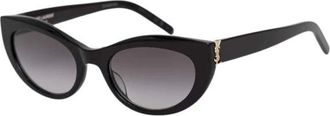 Saint Laurent M115 Zonnebril - Dames - Zonnebrillen - Zwart - 54 MM - Accessoires