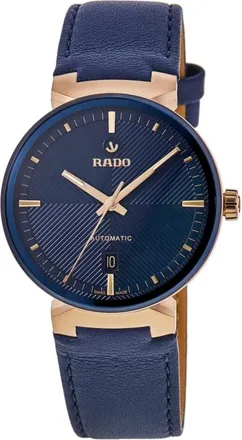 Rado Florence Automatic Blue Dial Leather Strap Unisex Watch R48905205