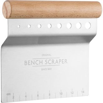 Mason Cash Innovative Kitchen Bench Scraper, 4-in-1 Dough Cutter with Herb Stripper in Silver at Nordstrom