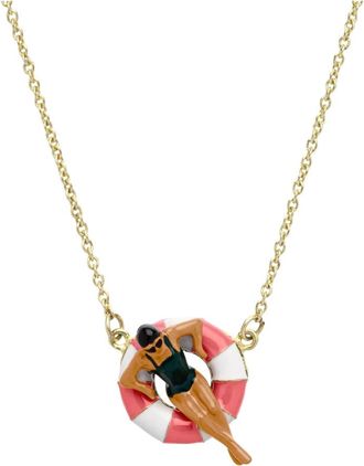 Aliita Flotadora Ketting - Dames - Kettingen - Veelkleurig - ONE Size - Leer - Accessoires
