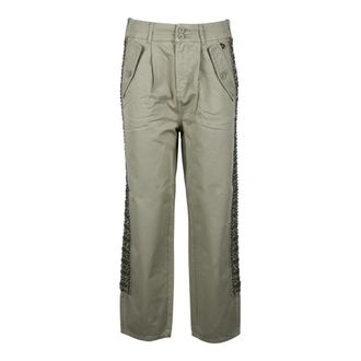 Twinset Mujer, Pantalones, Verde, Talla: L