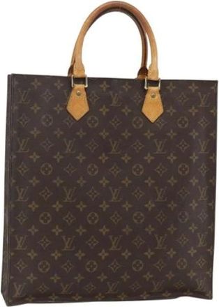 Louis Vuitton Pre-owned Tote Bags, female, Brown, Size: ONE SIZE Pre-owned Canvas Tote Bag