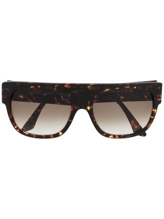 Thierry Lasry Kryptony square sunglasses - Brown