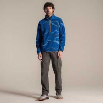 Craghoppers Heren National Trust Rawthey Landschap Fleece Top (Jeneverbes)