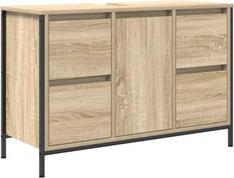 vidaXL Basin Cabinet with Drawers Sonoma Oak 90x34.5x60 cm vidaXL