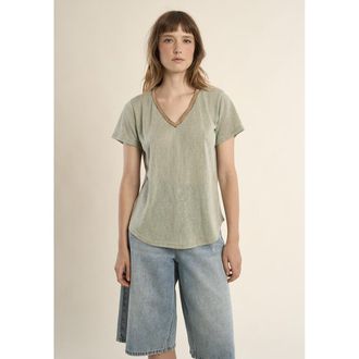 Molly Bracken T-shirt met korte mouwen en V-hals