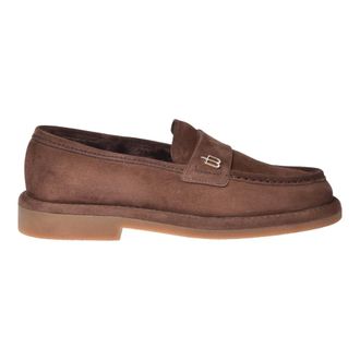 Baldinini Loafers, female, Beige, 6 1/2 UK, Suede Loafers