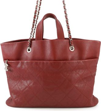 Chanel Grained Calfskin Shoulder Bag (Pre-Owned)