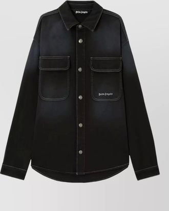Palm Angels denim shirt jacket