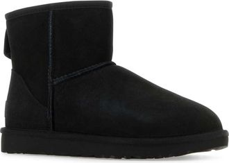 UGG Womens Classic Ankle Boot Black Upper Material