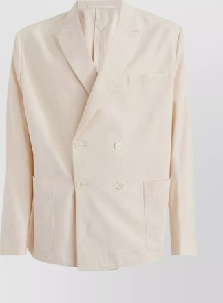 Prada lapel vented buttoned pockets