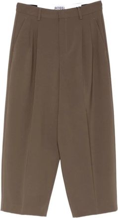 Rossi Rossi - Noa Pantalon - Dames - Broeken - Grijs - Maat: S Zijde