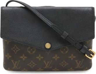 Louis Vuitton Pre-owned Monogram Pochette Schoudertas - Dames - Vintage Schoudertas - Zwart - ONE Size - Leer - Vintage