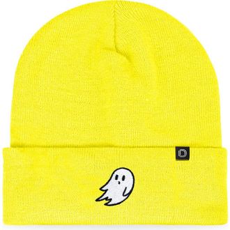 Dalix Ghost Beanie in Neon Yellow at Nordstrom