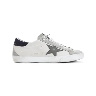 Golden Goose White Color Block Sneakers
